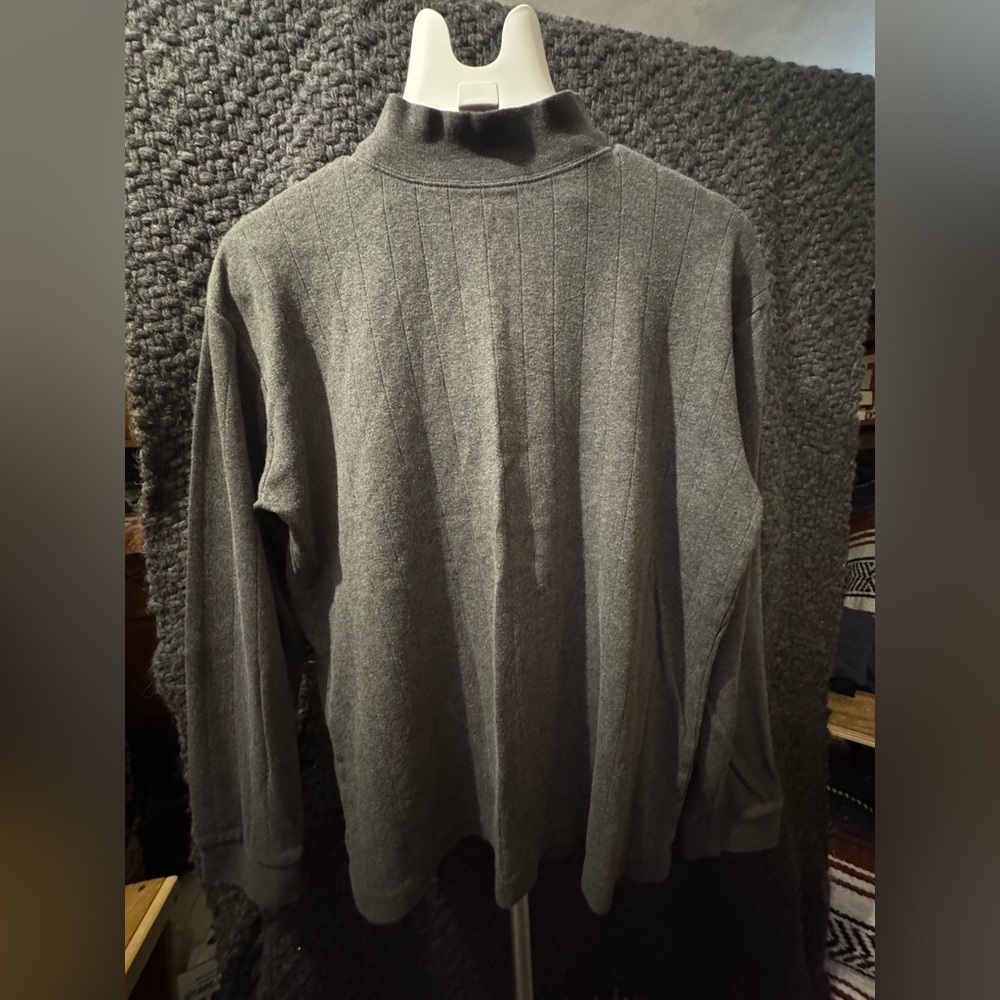 Gray Men's turtleneck shirt